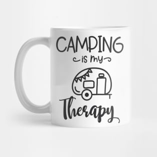 Camping is my therapy Mug